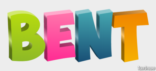 Bent Text effect