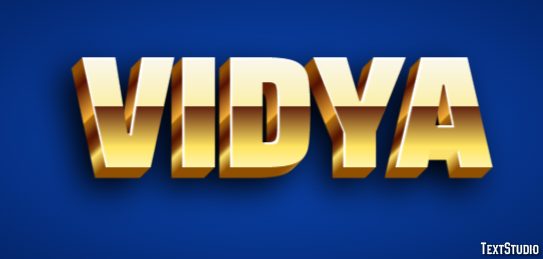 Vidya Text Effect