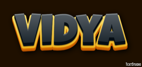 Vidya Text Effect