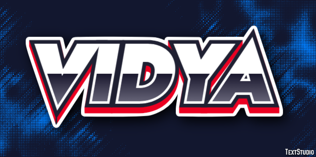 Vidya Text Effect