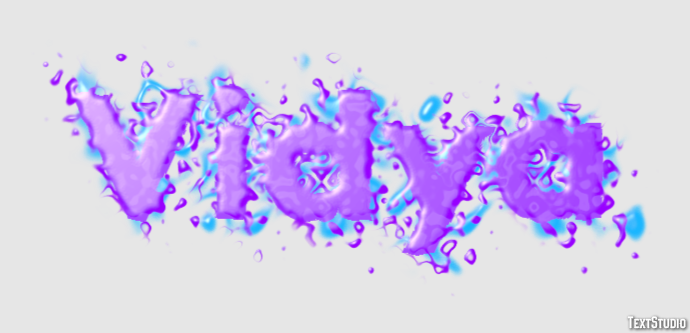 Vidya Text effect