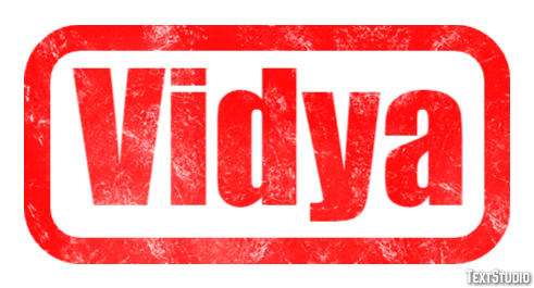 Vidya Text effect