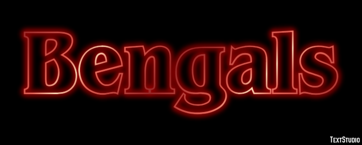 Bengals Text effect