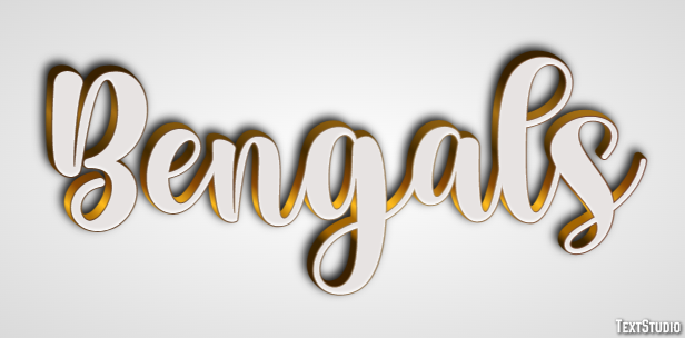 Bengals Tekst Effect