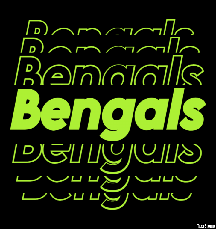 Bengals Tekst Effect