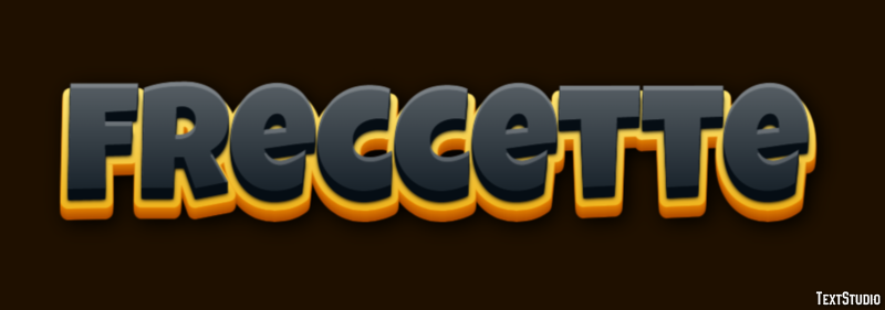 Freccette Tekst effect