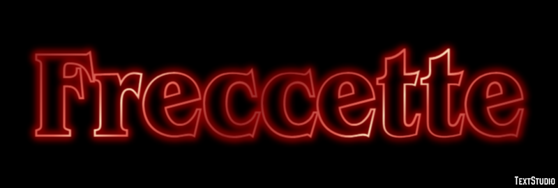 Freccette Tekst effect