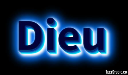 Dieu テキスト効果