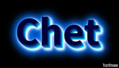 Chet Efecto de Texto