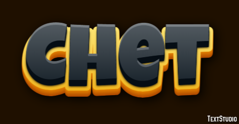 Chet Efeito de texto