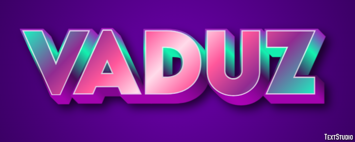Vaduz Efekt tekstowy