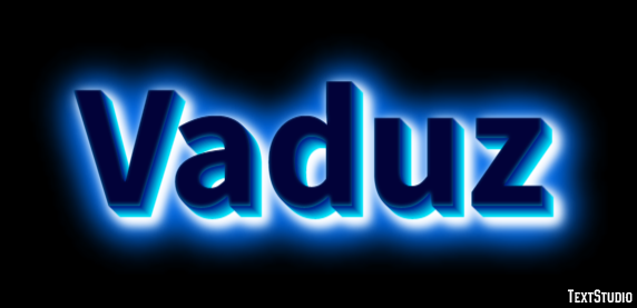 Vaduz テキスト効果