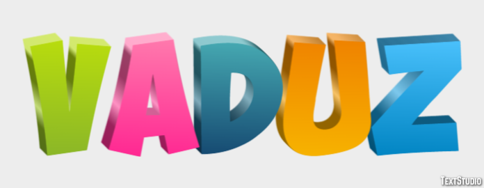 Vaduz テキスト効果