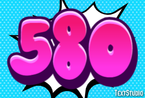 580 Text Effect