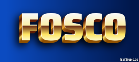 Fosco Effetto testo