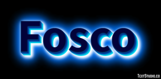 Fosco Effetto testo