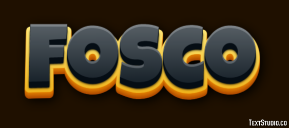 Fosco Effetto testo
