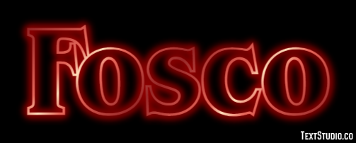 Fosco Effetto testo