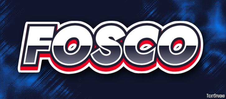 Fosco Effetto testo