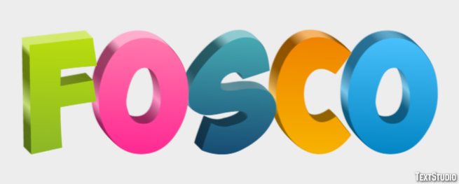 Fosco Effetto testo