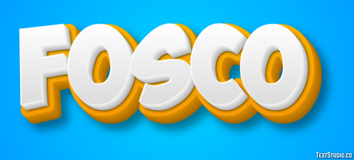 Fosco Effetto testo