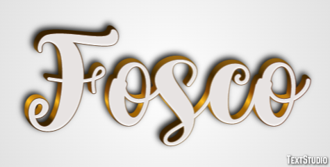 Fosco Effetto testo