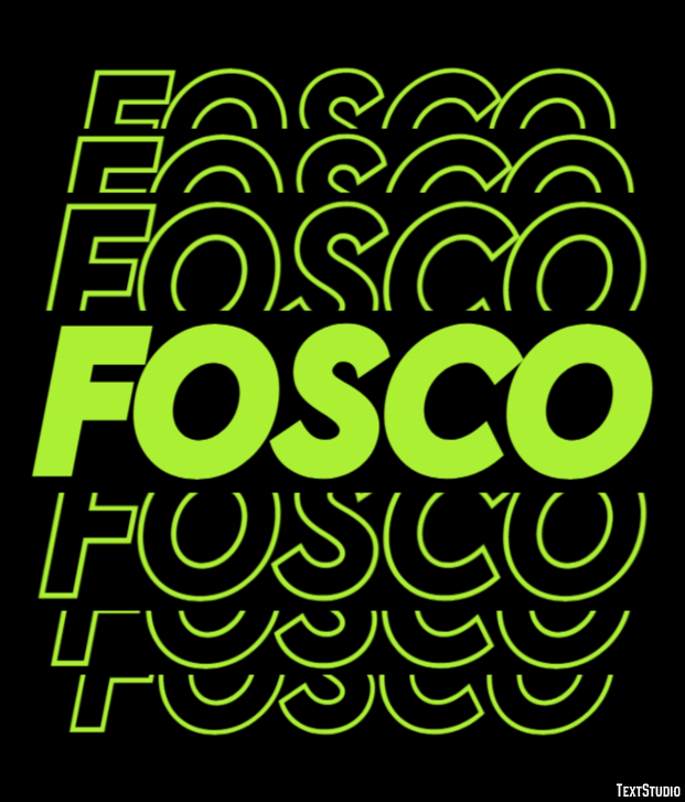 Fosco Effetto testo