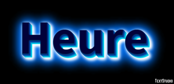 Heure テキスト効果