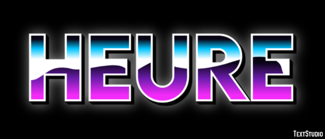 Heure Texteffekt