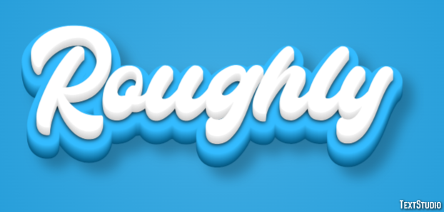 Roughly Text Effect