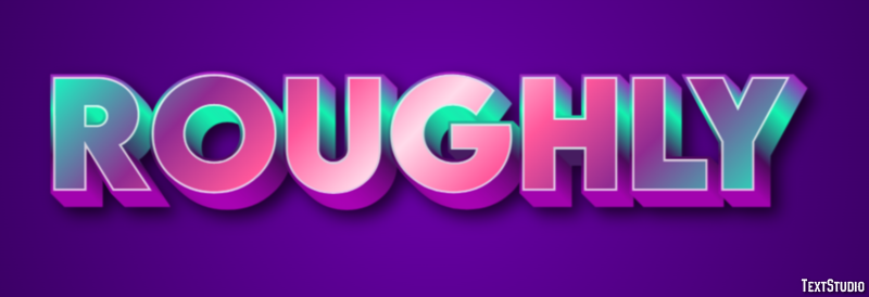 Roughly Text Effect