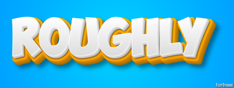 Roughly Text Effect