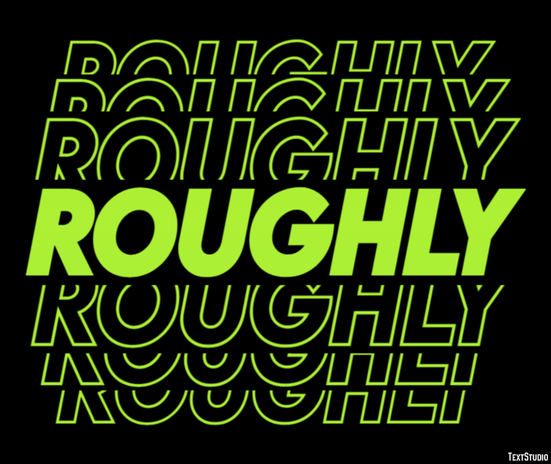 Roughly Text Effect