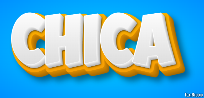 Chica Text Effect