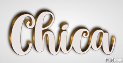 Chica Эффект текста