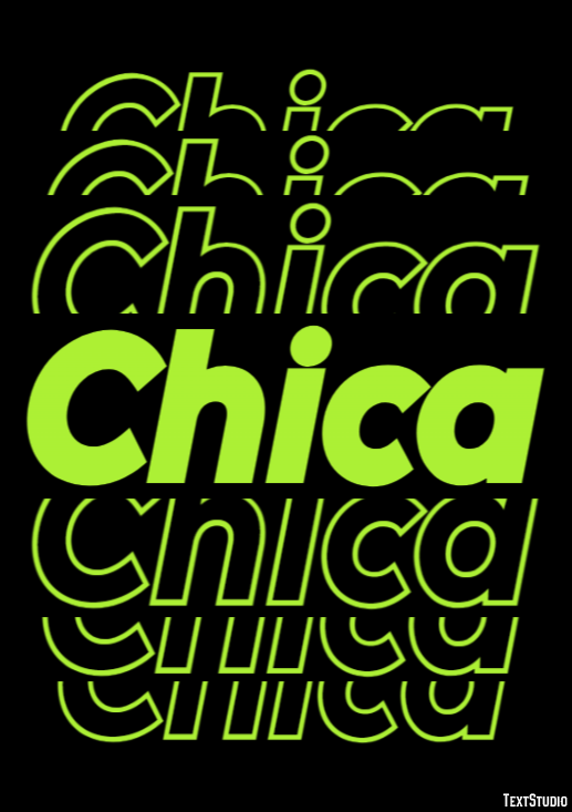 Chica Text Effect