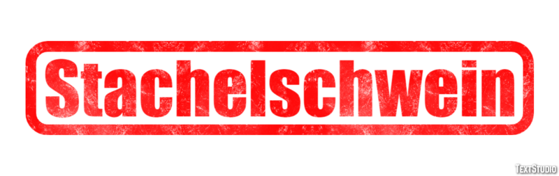 Stachelschwein テキスト効果