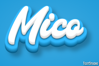 Mico Text effect