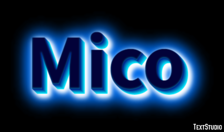 Mico Text effect