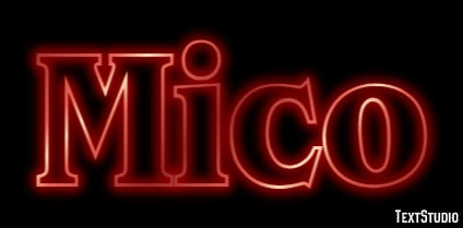 Mico Text effect