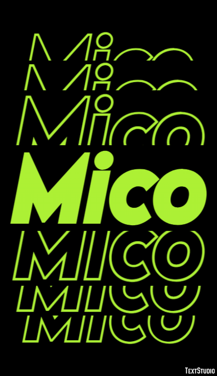 Mico Text Effect
