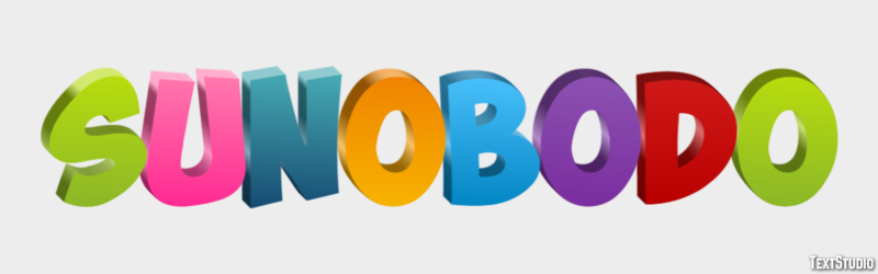 スノーボード Text Effect