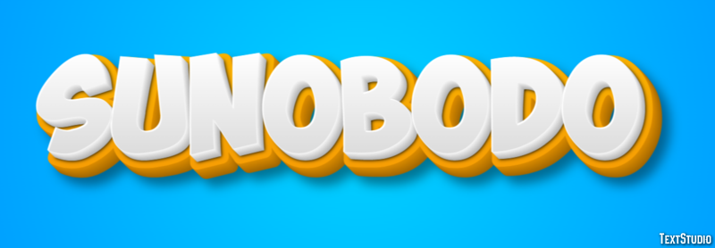 スノーボード Text Effect