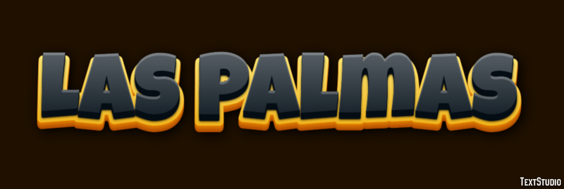 Las Palmas Effetto testo