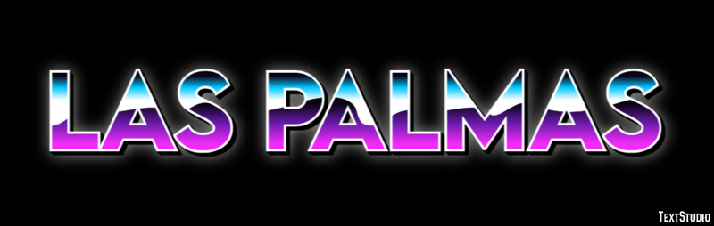Las Palmas Effetto testo