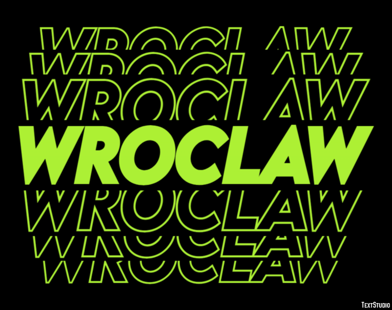 Wroclaw Efekt tekstowy