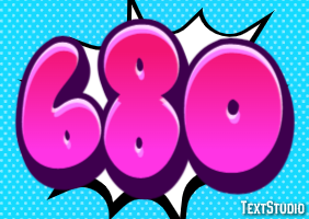 680 Text Effect