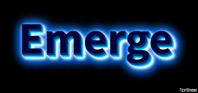 Emerge Text Effect