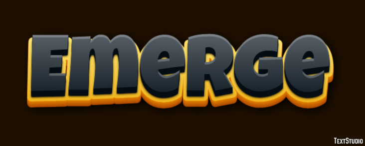 Emerge Text Effect