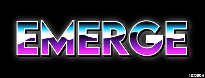 Emerge Efekt tekstowy